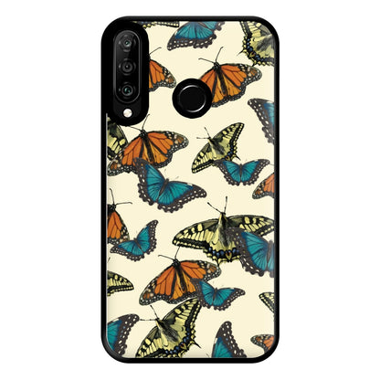 Butterfly Assortment Pattern Huawei P30 Lite Case