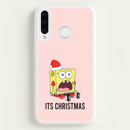 It's Christmas Cartoon Sponge Huawei P30 Lite Case