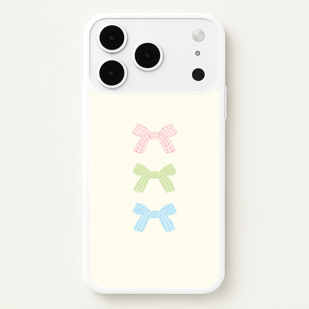 Gingham Tiered Ties iPhone 17 Pro Case