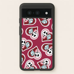 J And S Heart Pattern Google Pixel 8 Case