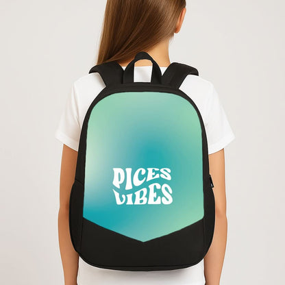 Pices Vibes Gradient Zodiac School Bag