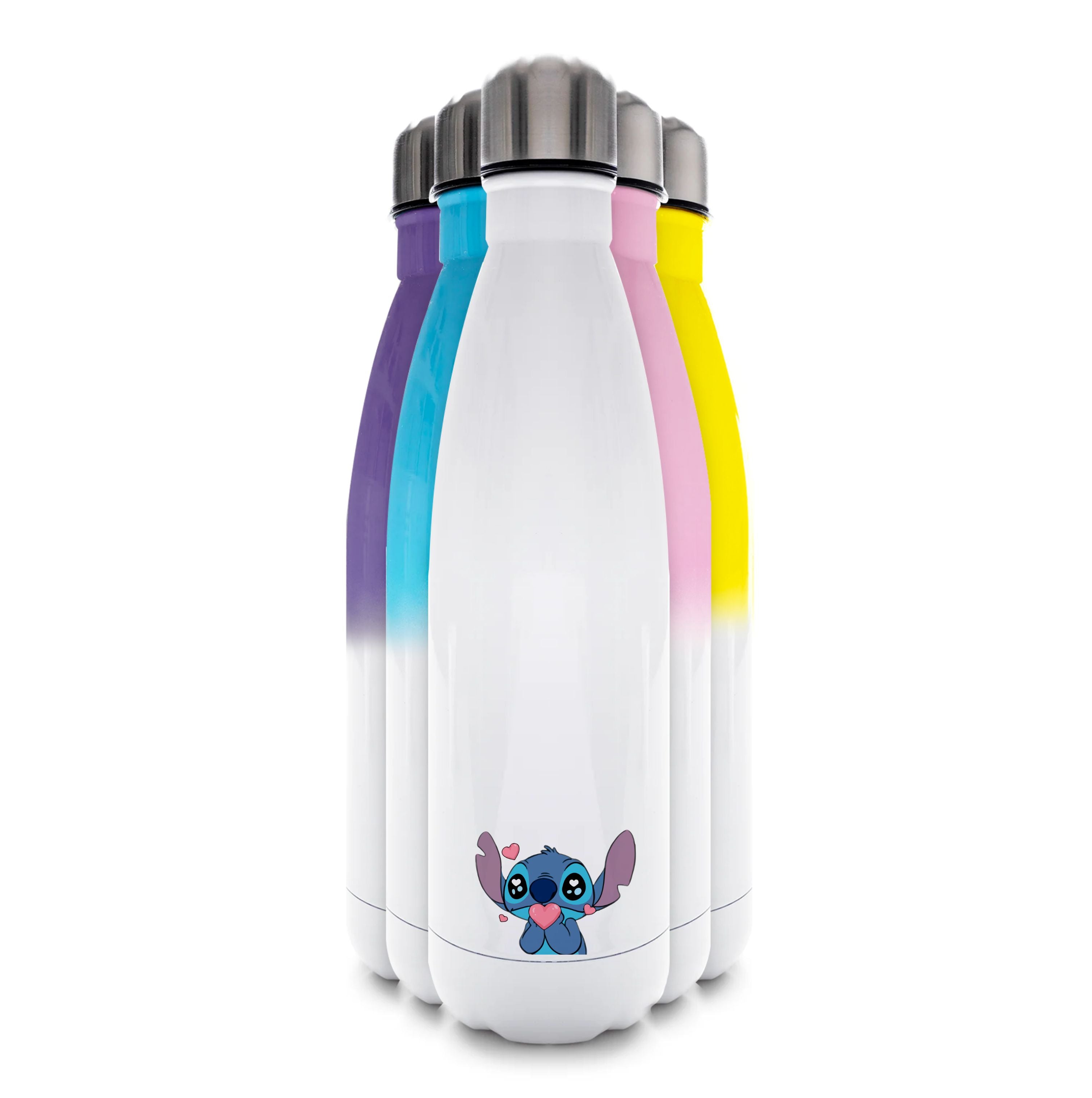 Cute Alien Blue Water Bottle