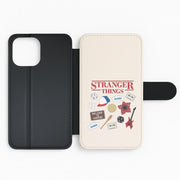 Stranger Things Cartoon Icons Flip / Wallet Phone Case 2