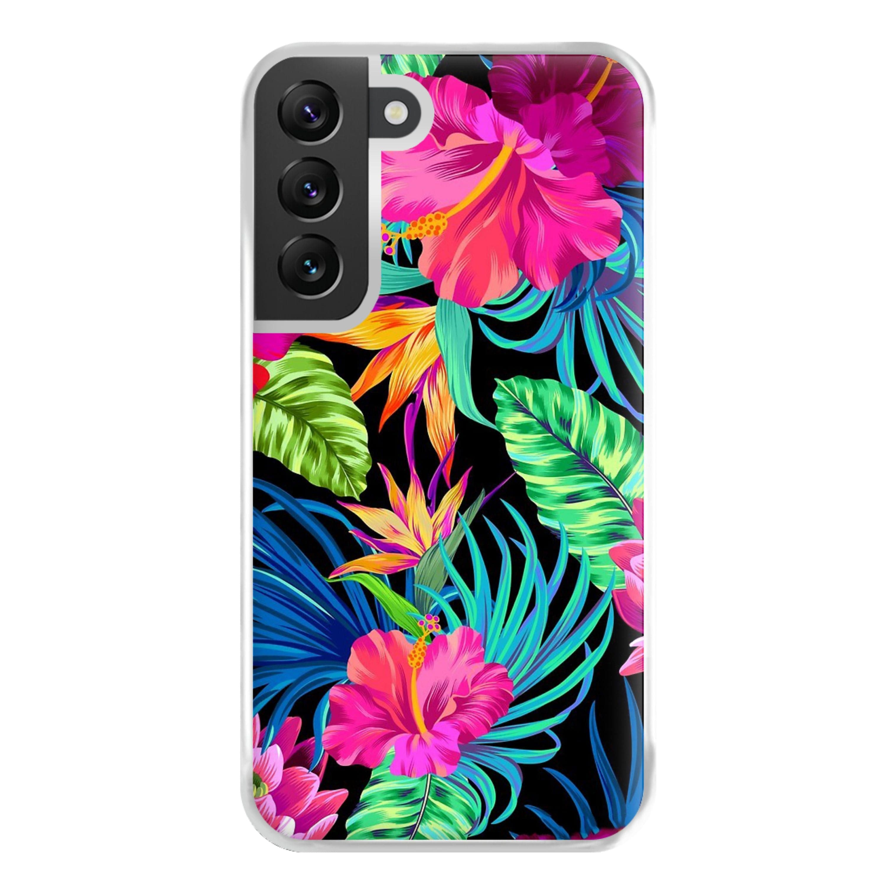 Colourful Hibiscus Pattern Phone Case