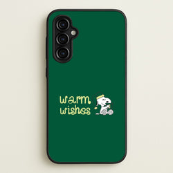 Cartoon Beagle Warm Wishes Galaxy A54 Case