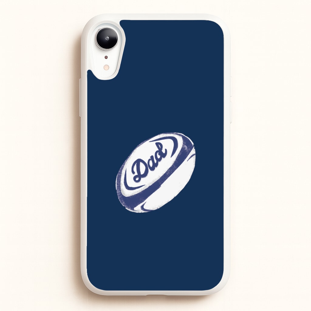 Dad Rugby Ball iPhone XR Case
