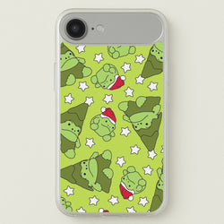 Christmas Frogs And Stars Plush Pattern iPhone 17 Air Case