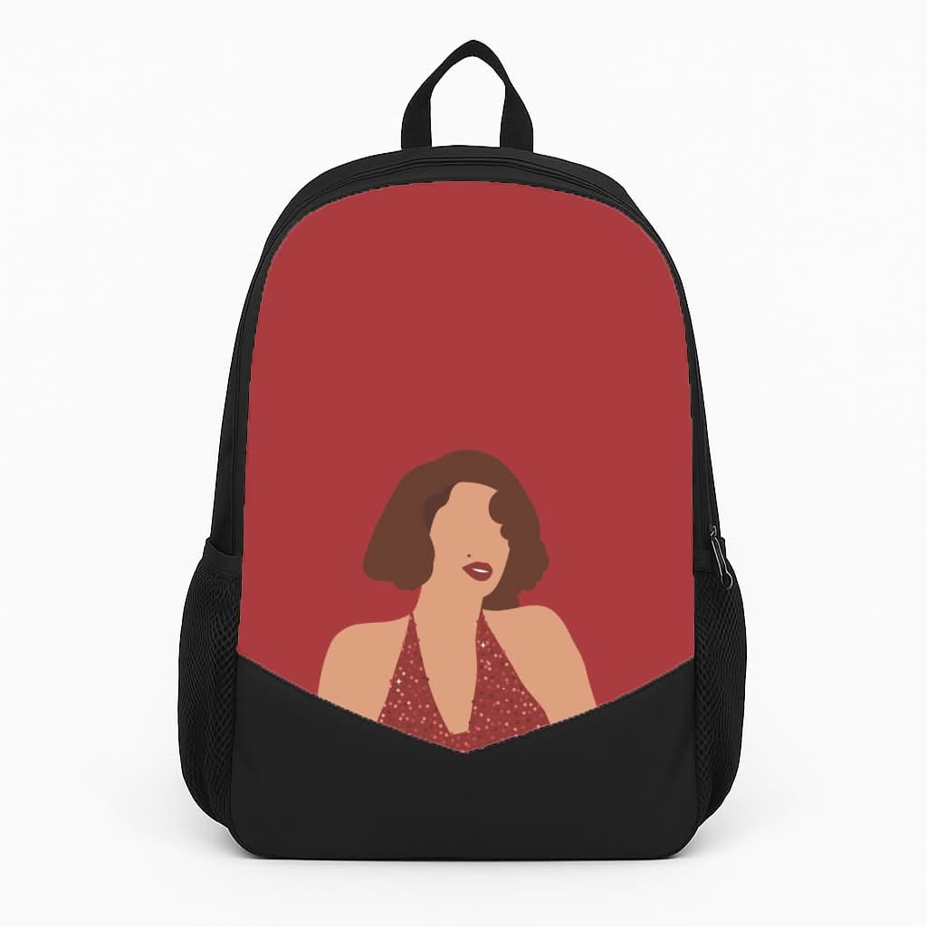 Red Sparkly Dress Backpack