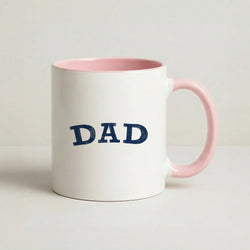 DAD Letters Pink Tea Mug