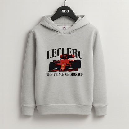 Prince Of Monaco Grey Kids Hoodie