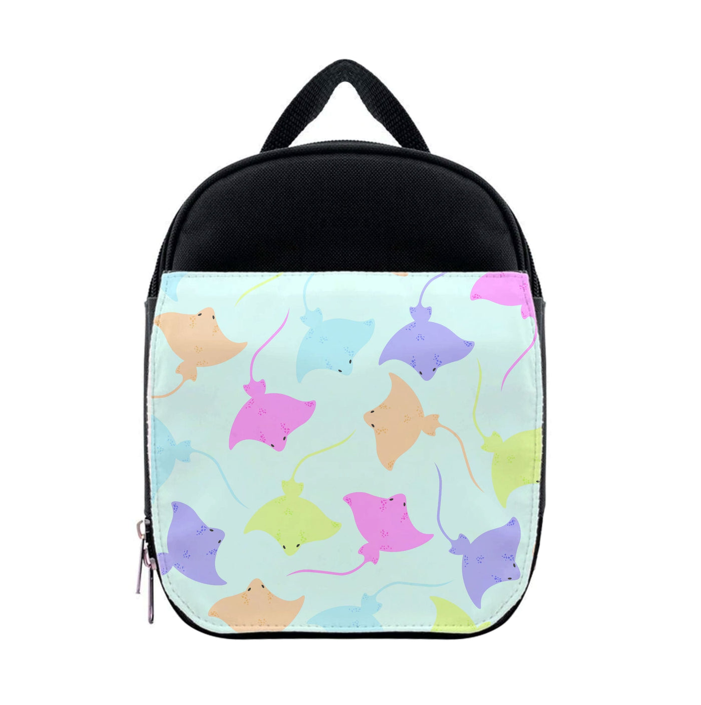 Multi Coloured Sting Ray Pattern - Sealife Lunchbox