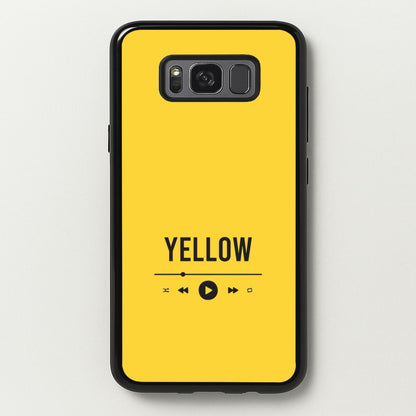 Yellow Music Player Galaxy S8 Plus Case