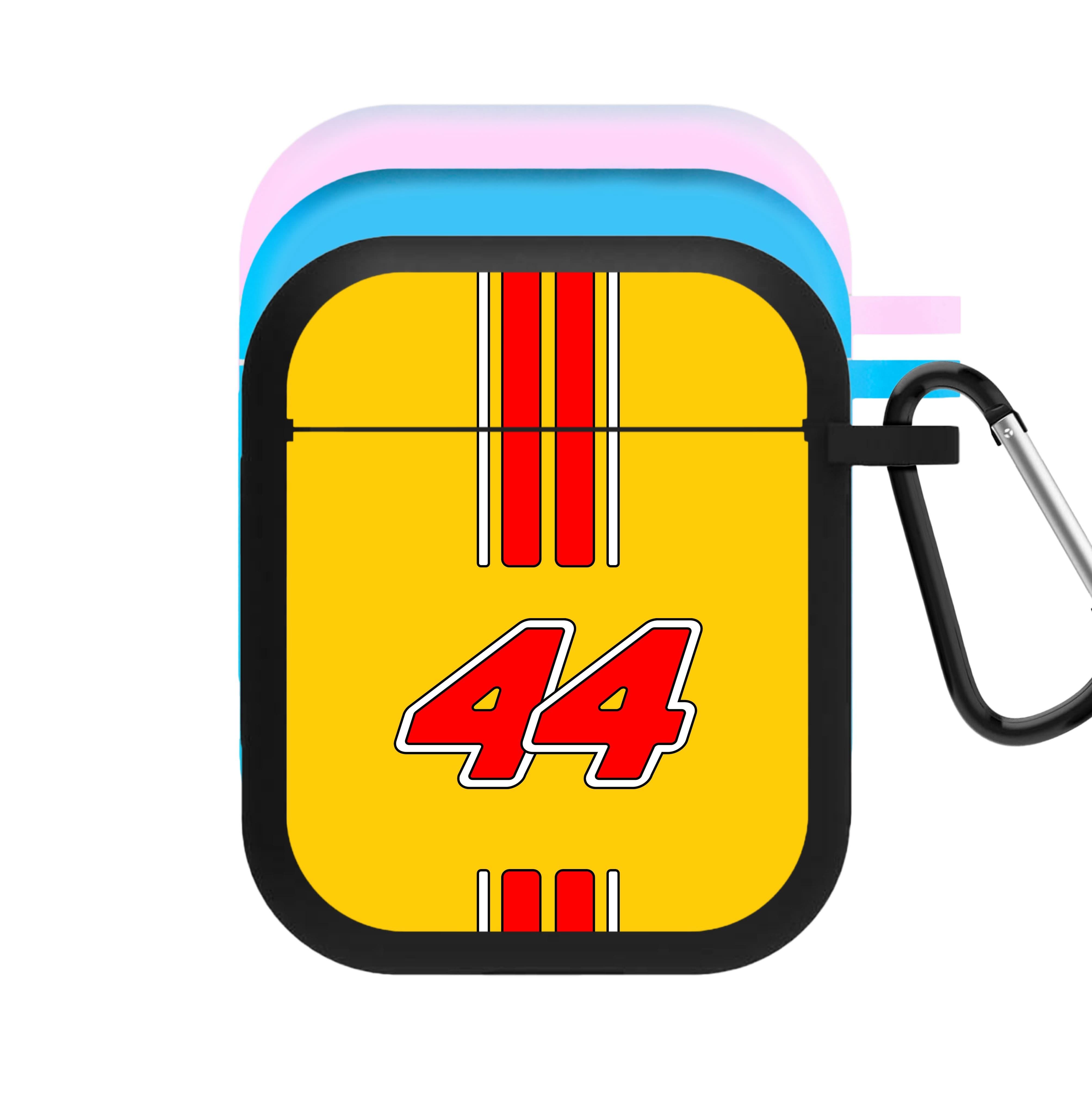 Retro Yellow And Red Hamilton AirPods Case