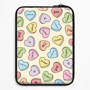 K-Pop Band Members Love Hearts Pattern Laptop Sleeve 1
