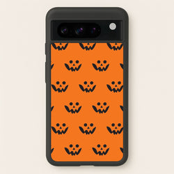 Carved Pumpkin Face Pattern Google Pixel 8 Pro Case