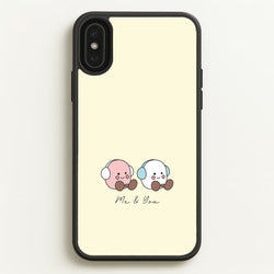 Cute Christmas Marshmellow Plushies iPhone XS Max Case