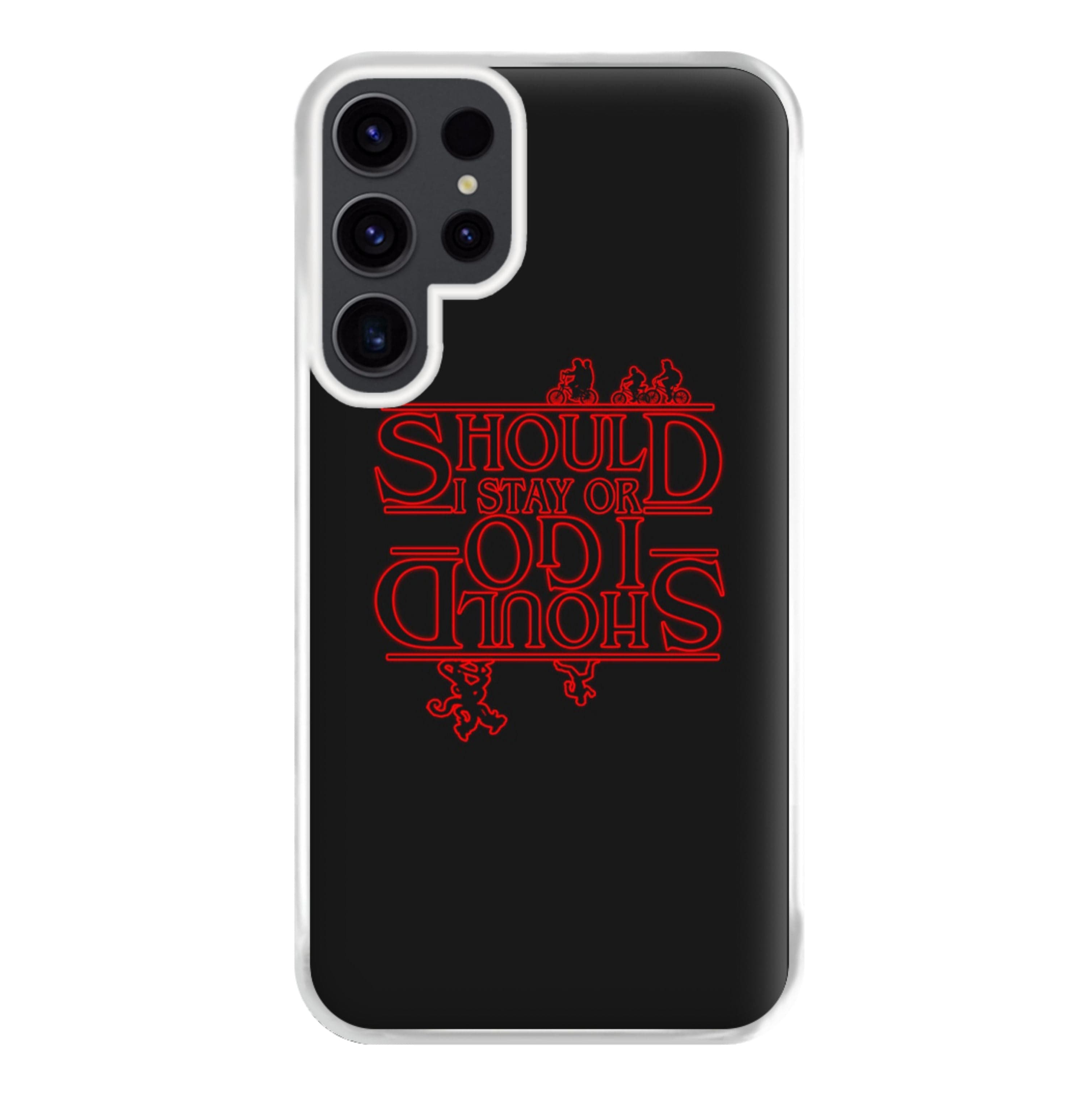 Should I Stay Or Should I Go Upside Down Phone Case