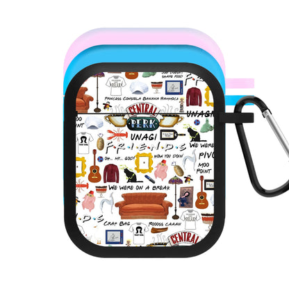 Friends Collage AirPods Case