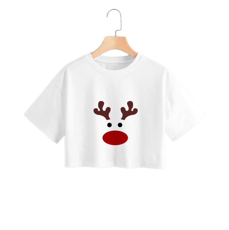 Rudolph Red Nose - Christmas Crop Top