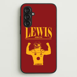 Lewis Red And Gold Galaxy S23FE Case