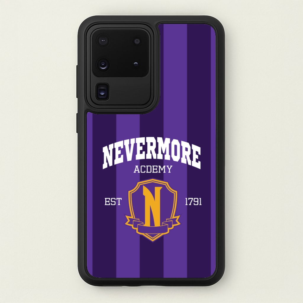 Addams Academy Purple Galaxy S20 Ultra Case