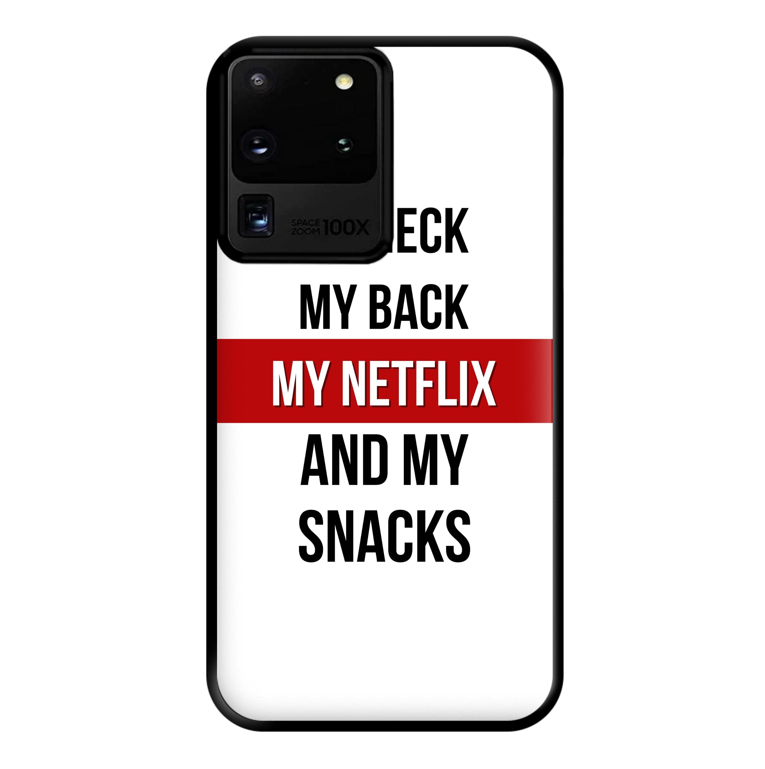 My Netflix & My Snacks Phone Case