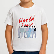 K-Pop Band Pastel Tour Kids T-Shirt 4