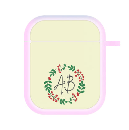 Personalised Wreath AirPods Case