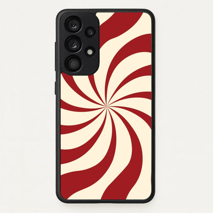 Peppermint Swirl Pattern Galaxy A33 Case