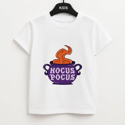 Hocus Pocus Cauldron Kids Unisex T-Shirt