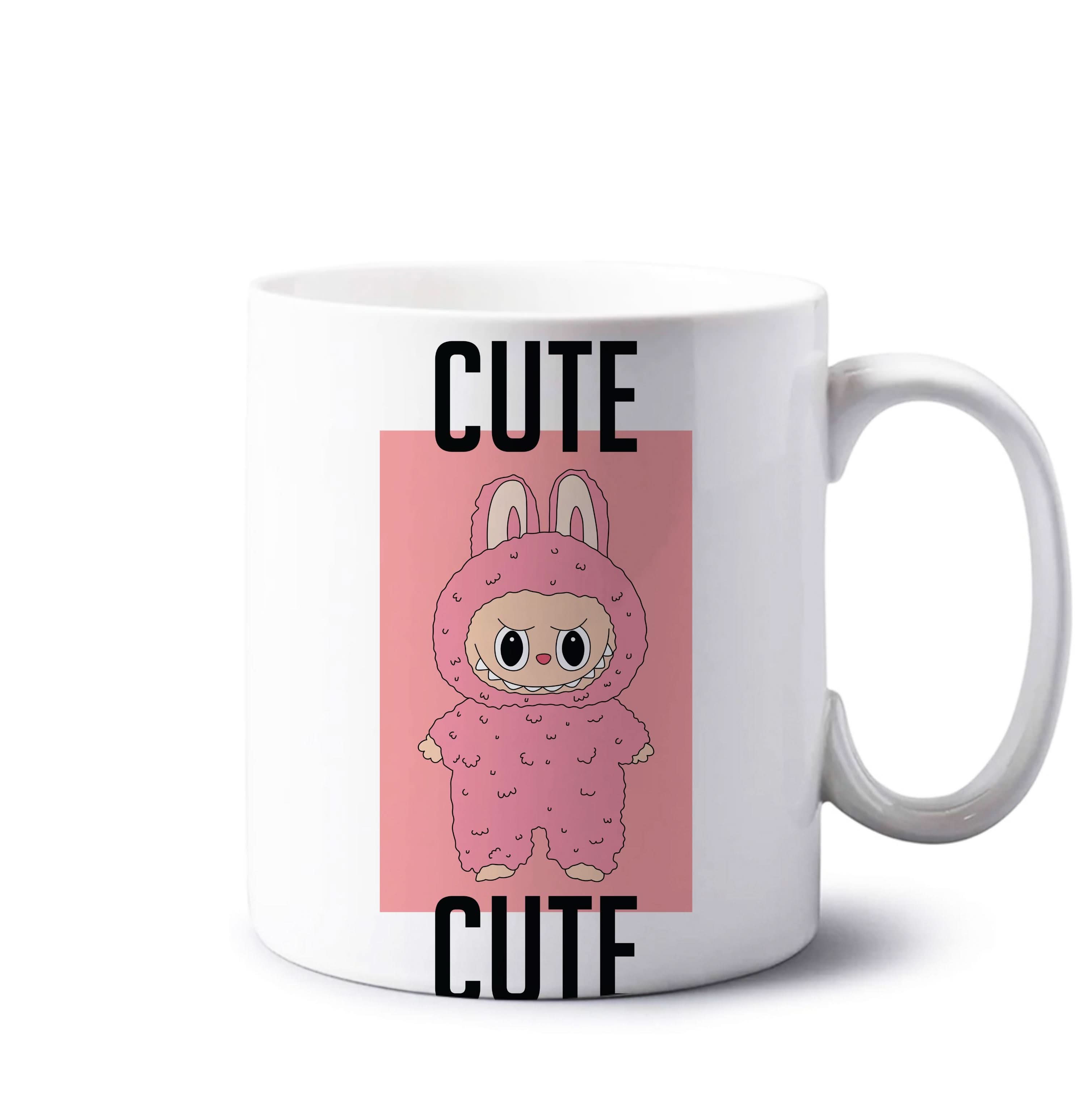 Cute Pink Monster Mug