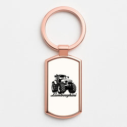 Lambo Tractor Rose Gold Keyring