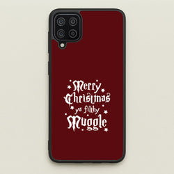 Merry Christmas You Filthy Muggle Galaxy A12 Case