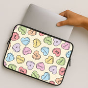 K-Pop Band Members Love Hearts Pattern Laptop Sleeve 2