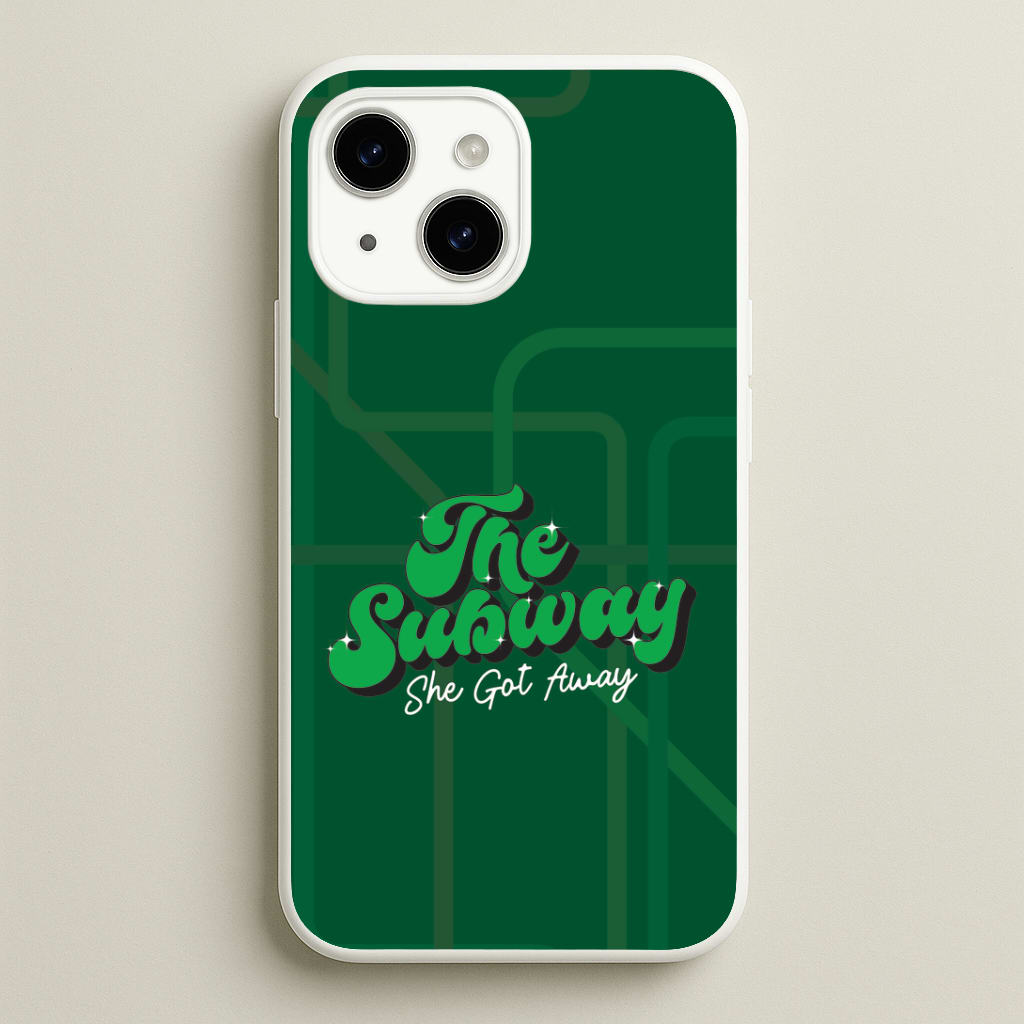 Subway Green iPhone 14 Plus Case