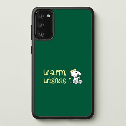 Cartoon Beagle Warm Wishes Galaxy A41 Case