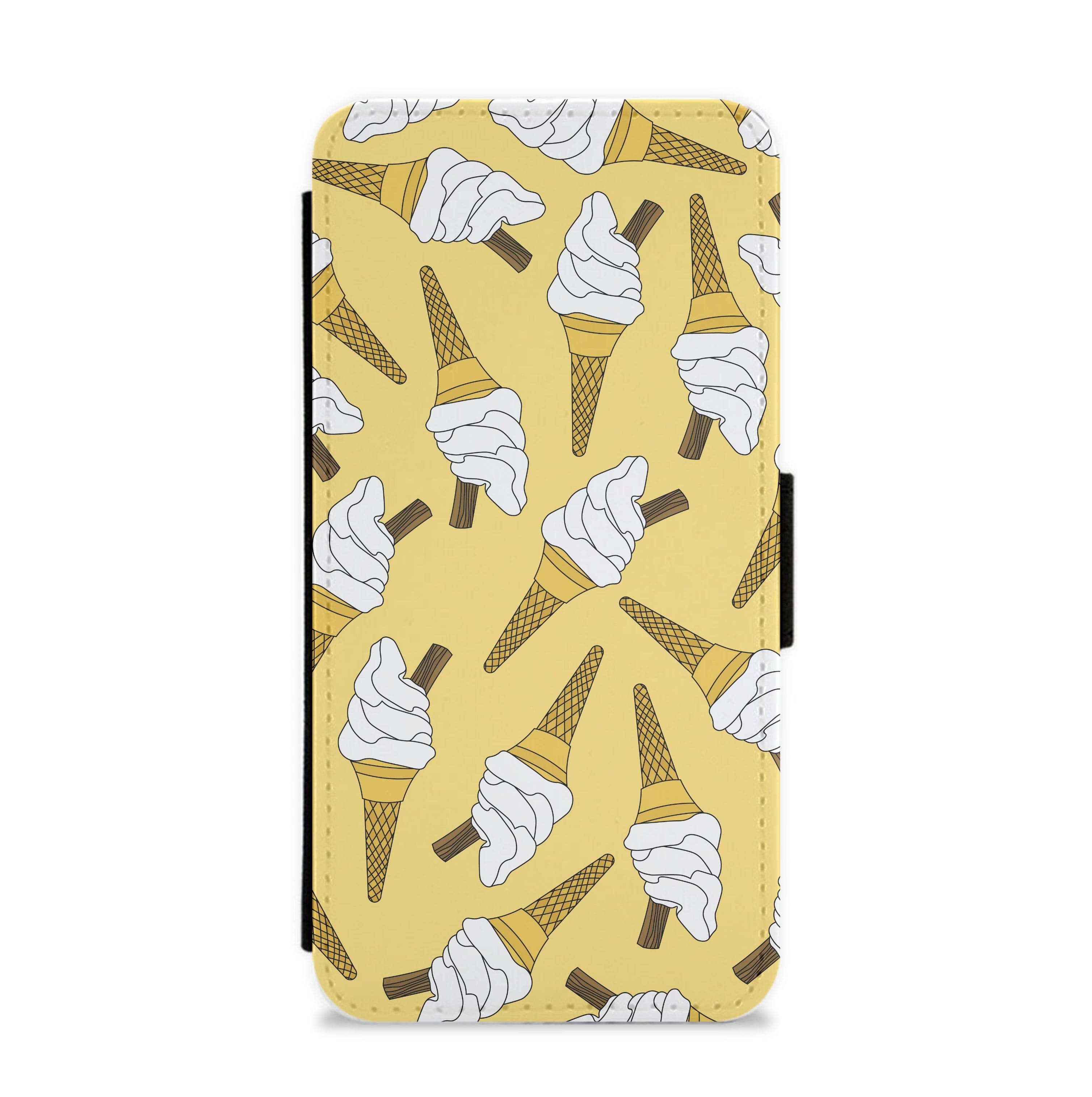 99s - Ice Cream Patterns Flip / Wallet Phone Case