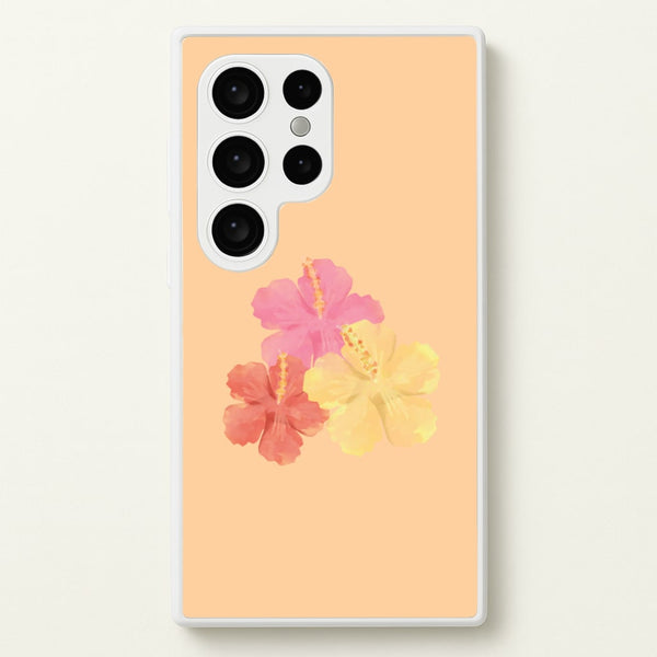 Hibiscus Sunset Galaxy S24 Ultra Case