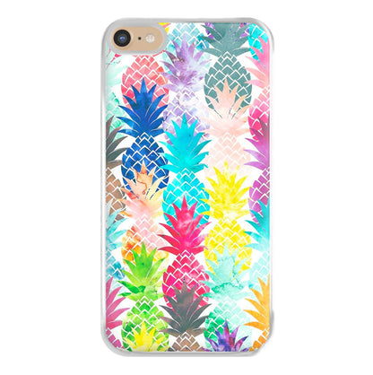 Watercolour Pineapple Pattern Phone Case