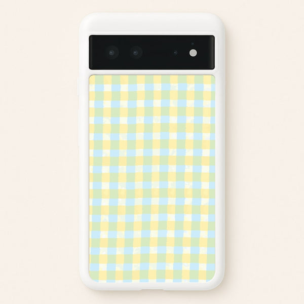 Lemonade Gingham Google Pixel 6 Case