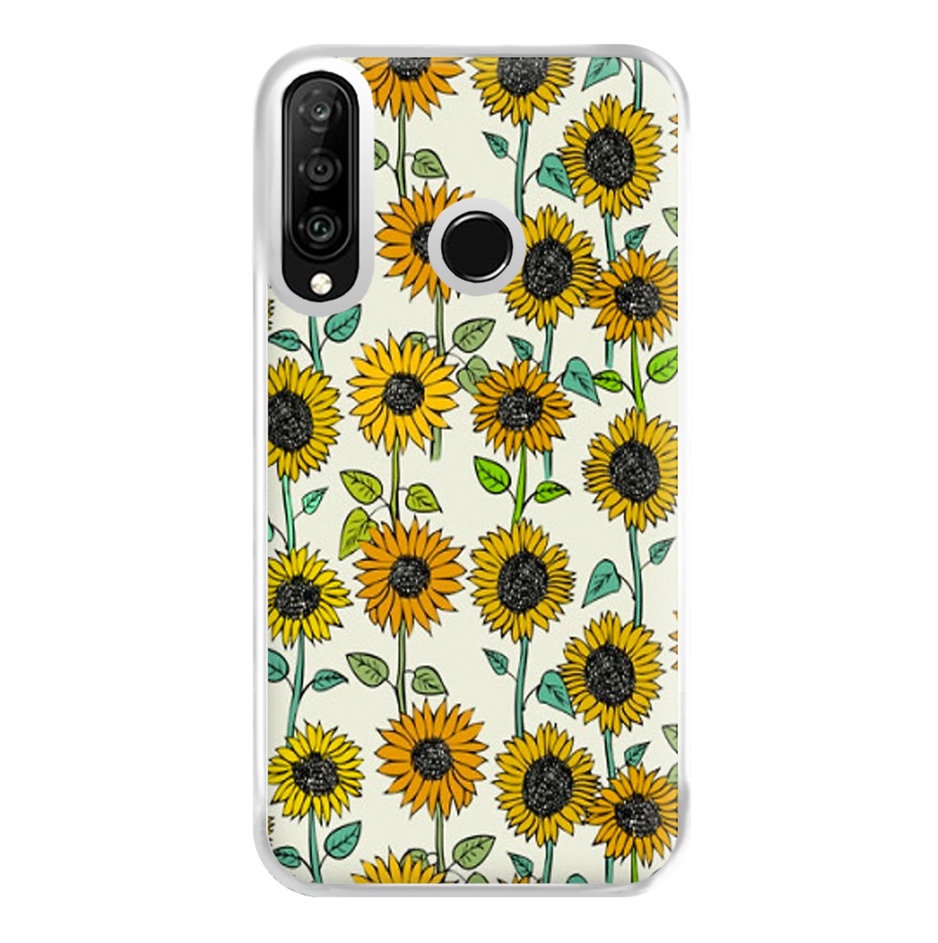 Painted Sunflowers Phone Case