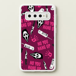 Scary Movie Props Patterm Galaxy S10 Plus Case