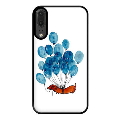 Dachshund And Balloons Phone Case