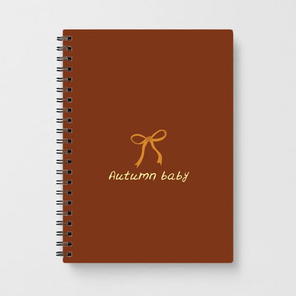 Autumn Baby Notebook