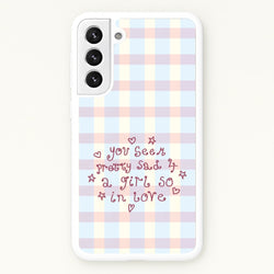 Dreamy Plaid Galaxy S21FE Case