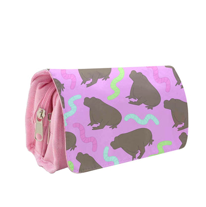 Frog Pattern Pencil Case