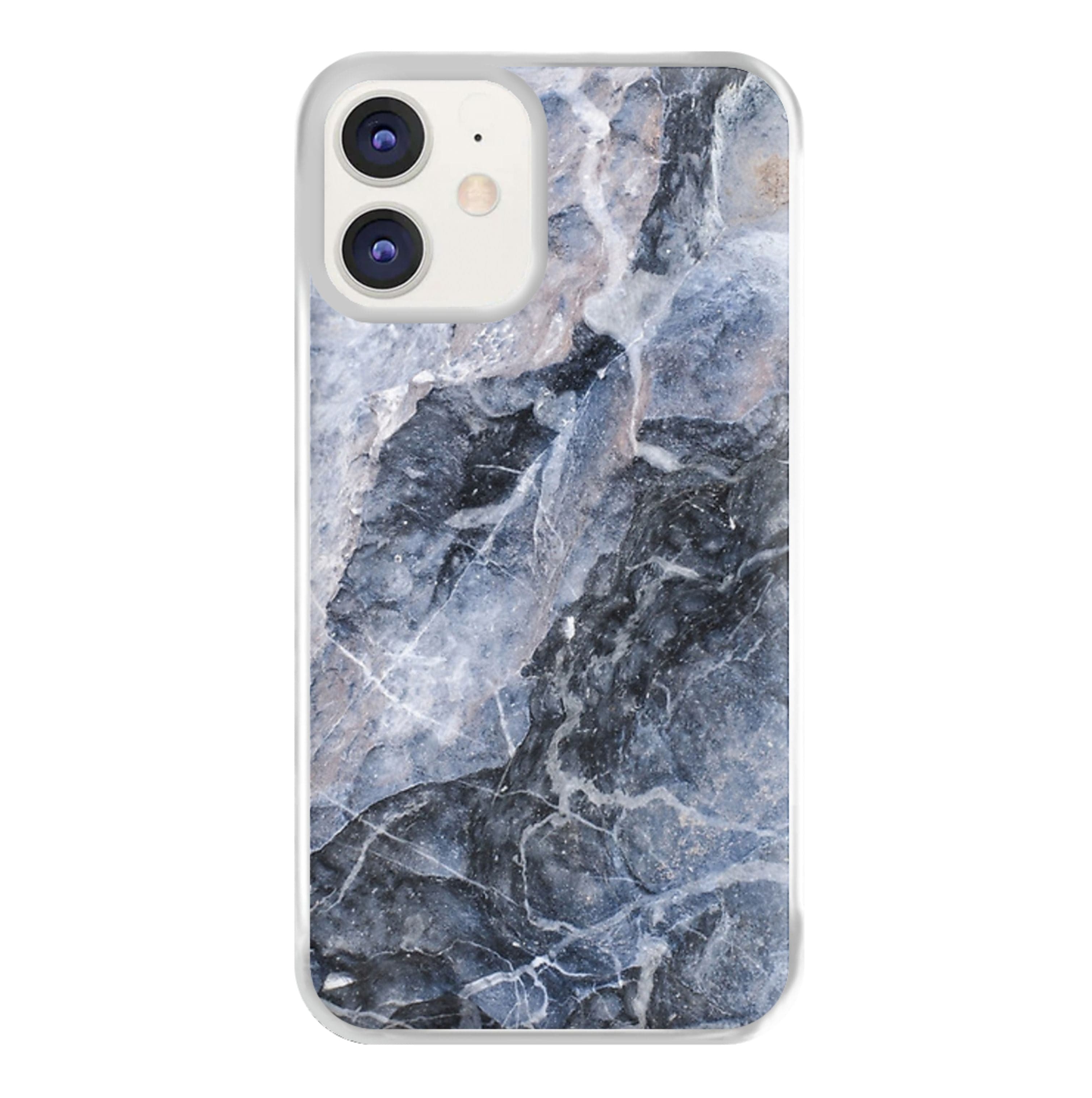 Grey and White Marble Phone Case