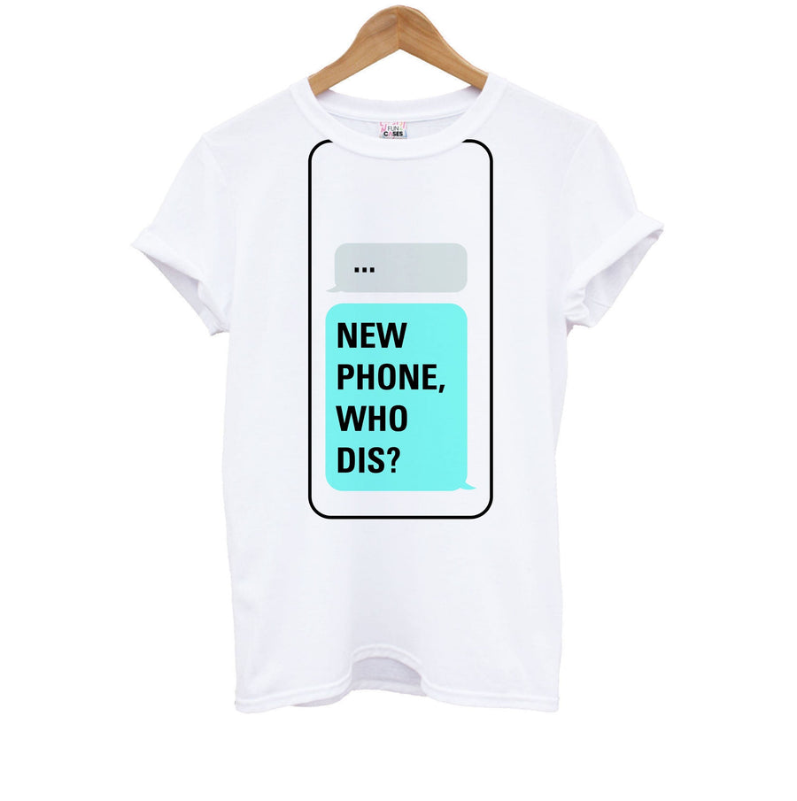 New Phone, Who Dis - Brooklyn Nine-Nine Kids T-Shirt