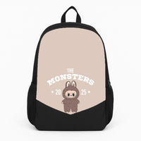 Cute Monster 2025 Biege Backpack