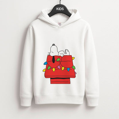 Cartoon Beagle Fairylights Kids Hoodie